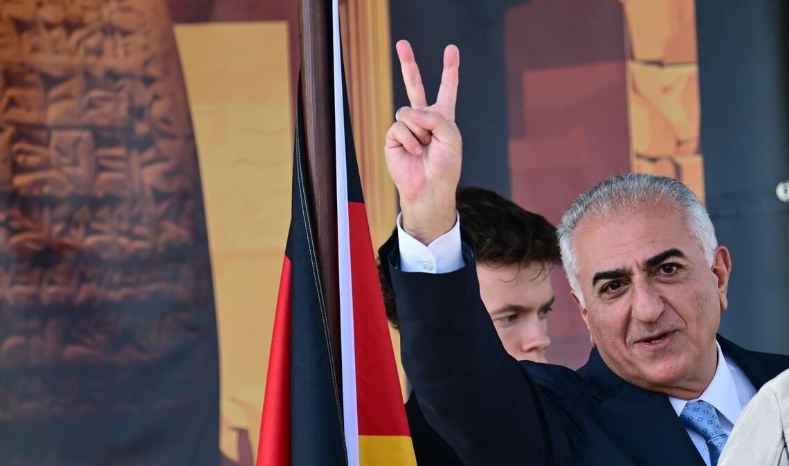 Sprach vor Tausenden Unterstützern: Reza Pahlavi.