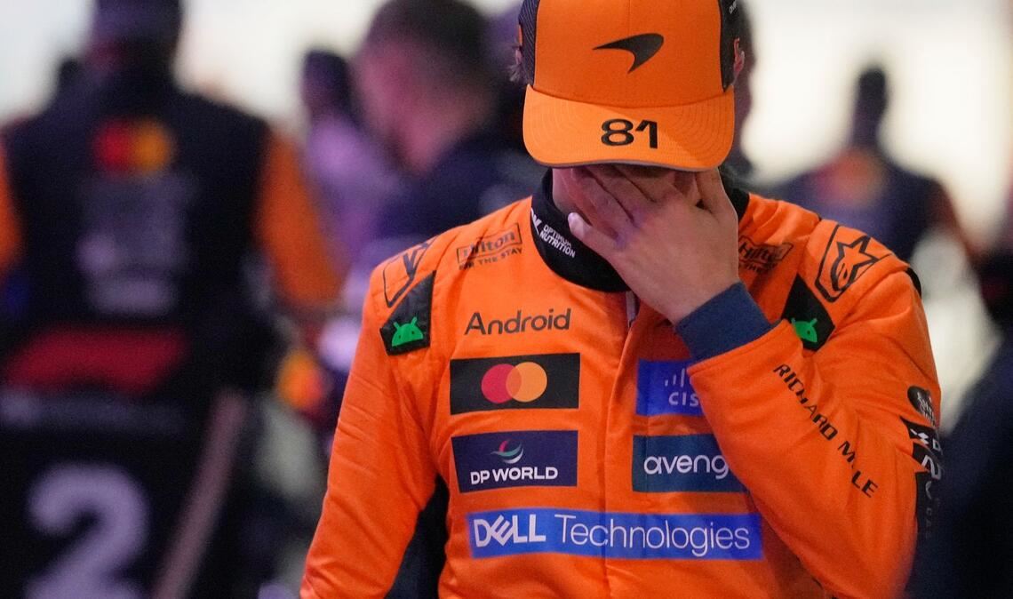 Sprachlos: Polesetter Oscar Piastri.