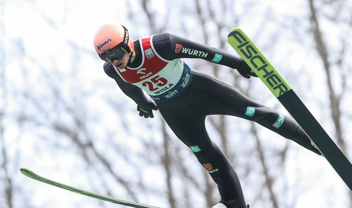 Sprang in Wisla weit an den Top-10 vorbei: Karl Geiger.