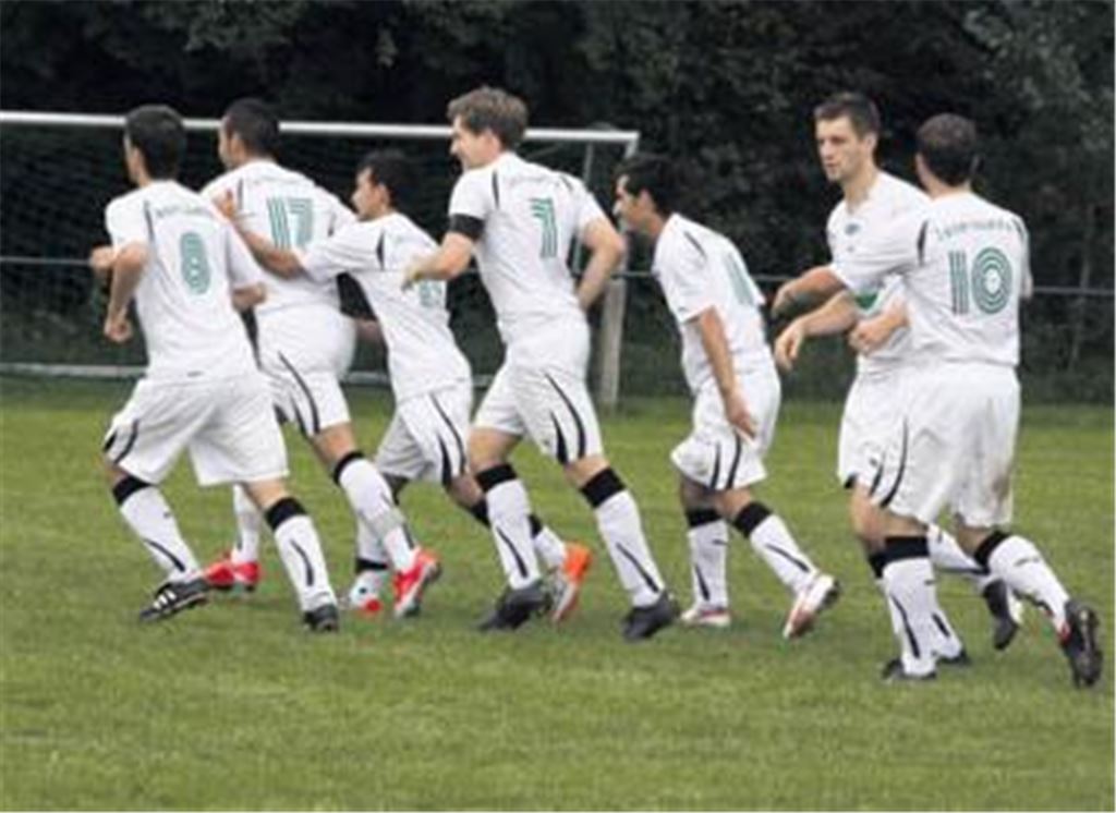 Springt Zaisersweiher wieder auf den Aufstiegszug auf? In der Vorbereitung haben alle Spieler gut mitgezogen, aber noch ist nicht jeder in Topform. Fotos: Eigner