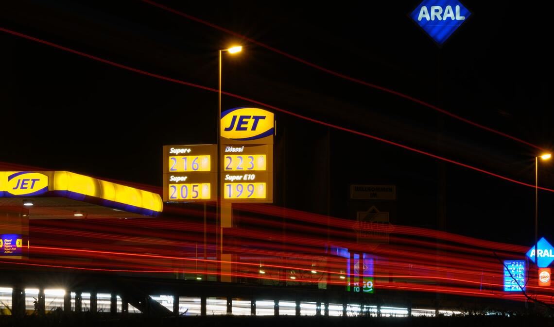 Spritpreise am Morgen