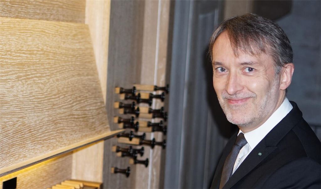 Stargast aus Paris: Olivier Latry. Beim Auftritt in Maulbronn spielt er ein anderes Programm als geplant. Foto: Bastian