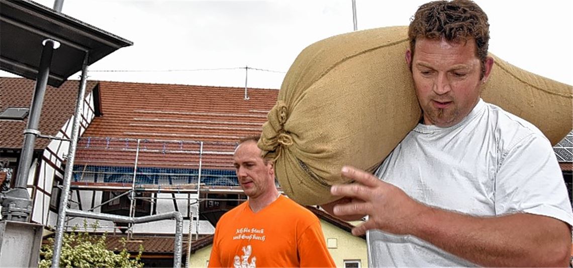 Starke Leistung: Der Schützinger Andreas Weigel schockt bei „Meister am Sack“ alle Favoriten und gewinnt den Wettbewerb. Foto: privat