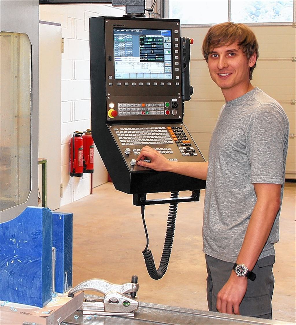 Starke Leistungen im Beruf des Modellbauers: Malte Rehwald aus Lomersheim.