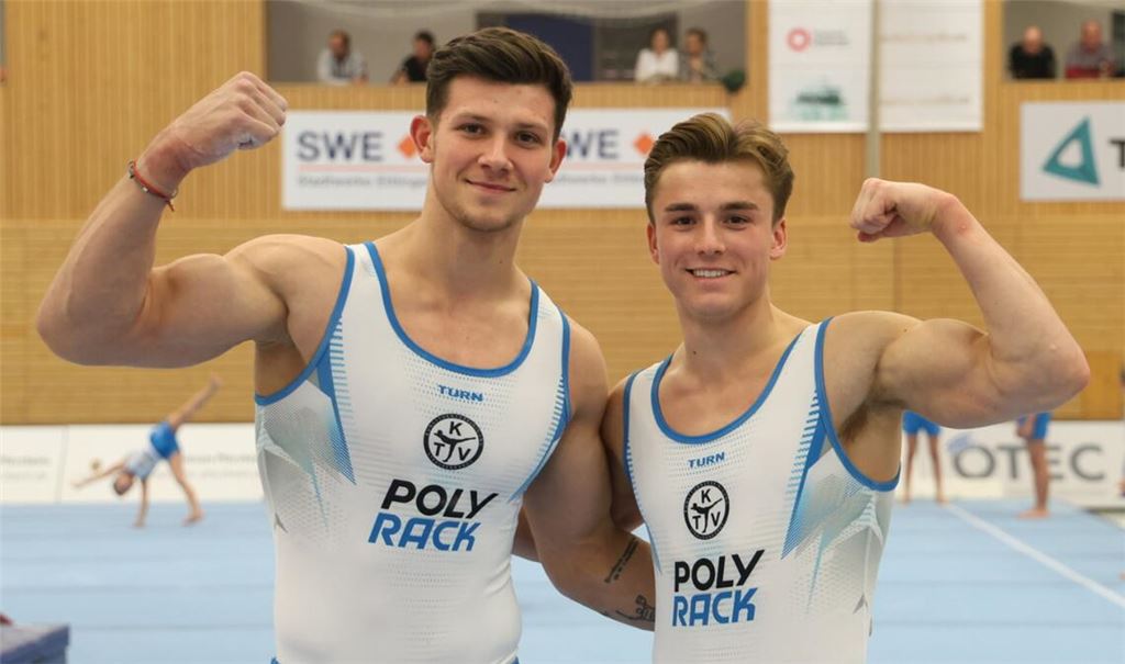 Starke Männer: die Topturner Illia Kovtun und Félix Dolci (re.).