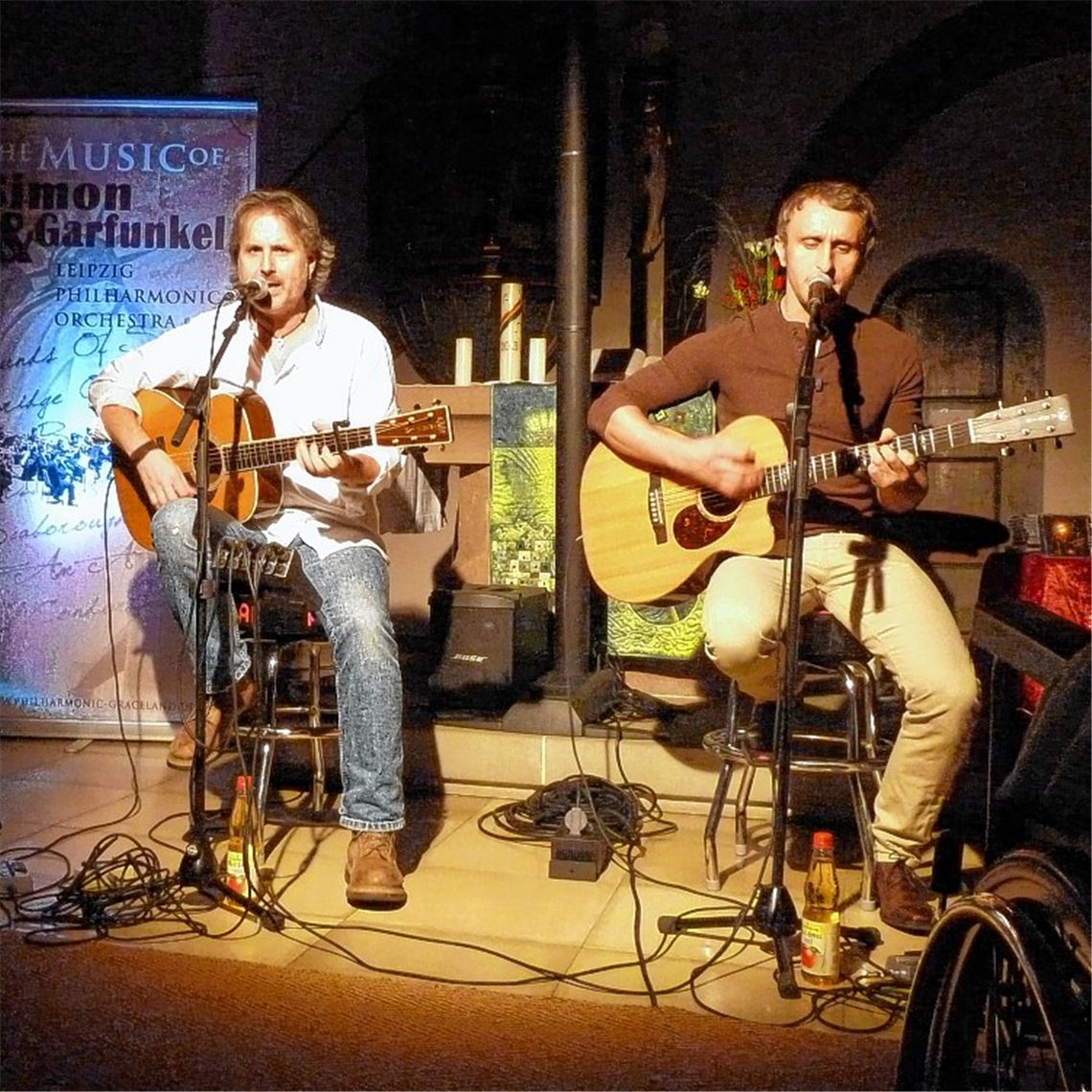 Starke Stimmen, starke Lieder: „Graceland“ spielen Simon&Garfunkel.