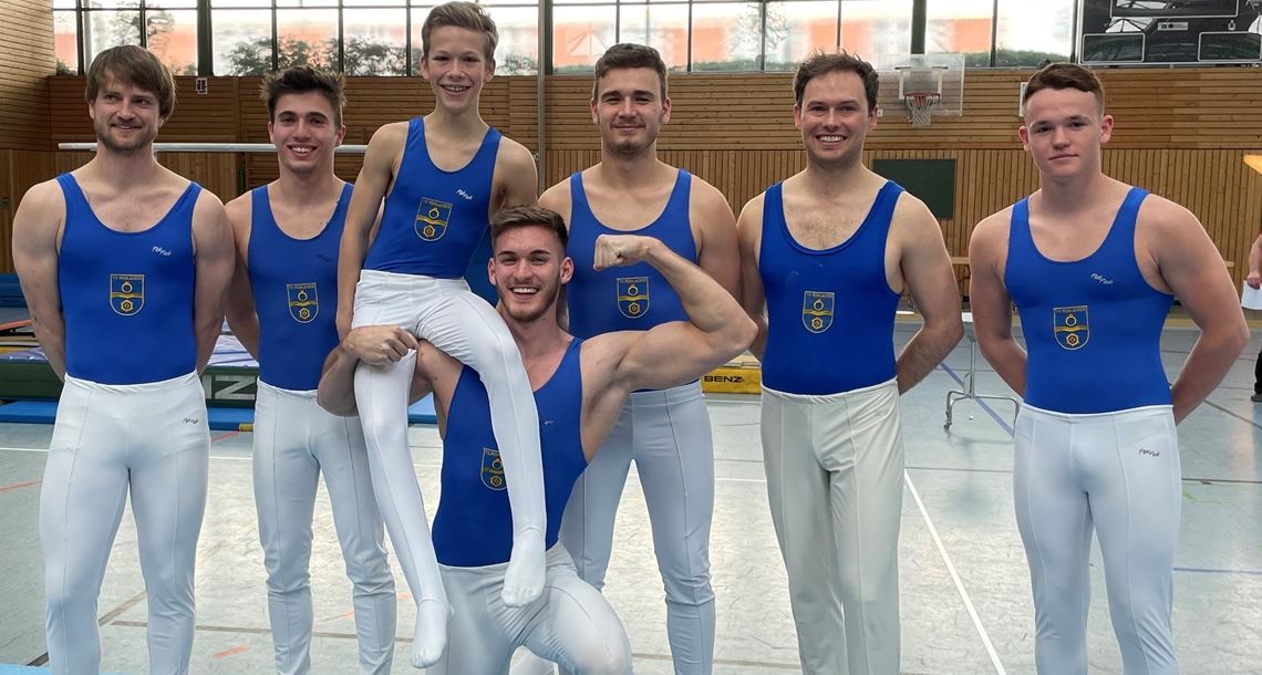 Mühlacker Turner peilen den Aufstieg an Starke Truppe: Die Turnmannschaft des TV Mühlacker will aufsteigen. Foto: privat