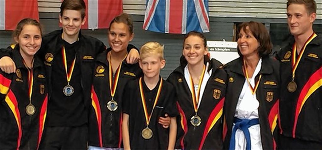 Starker Auftritt der Maulbronner Karateka gegen die europäische Konkurrenz. Foto: privat