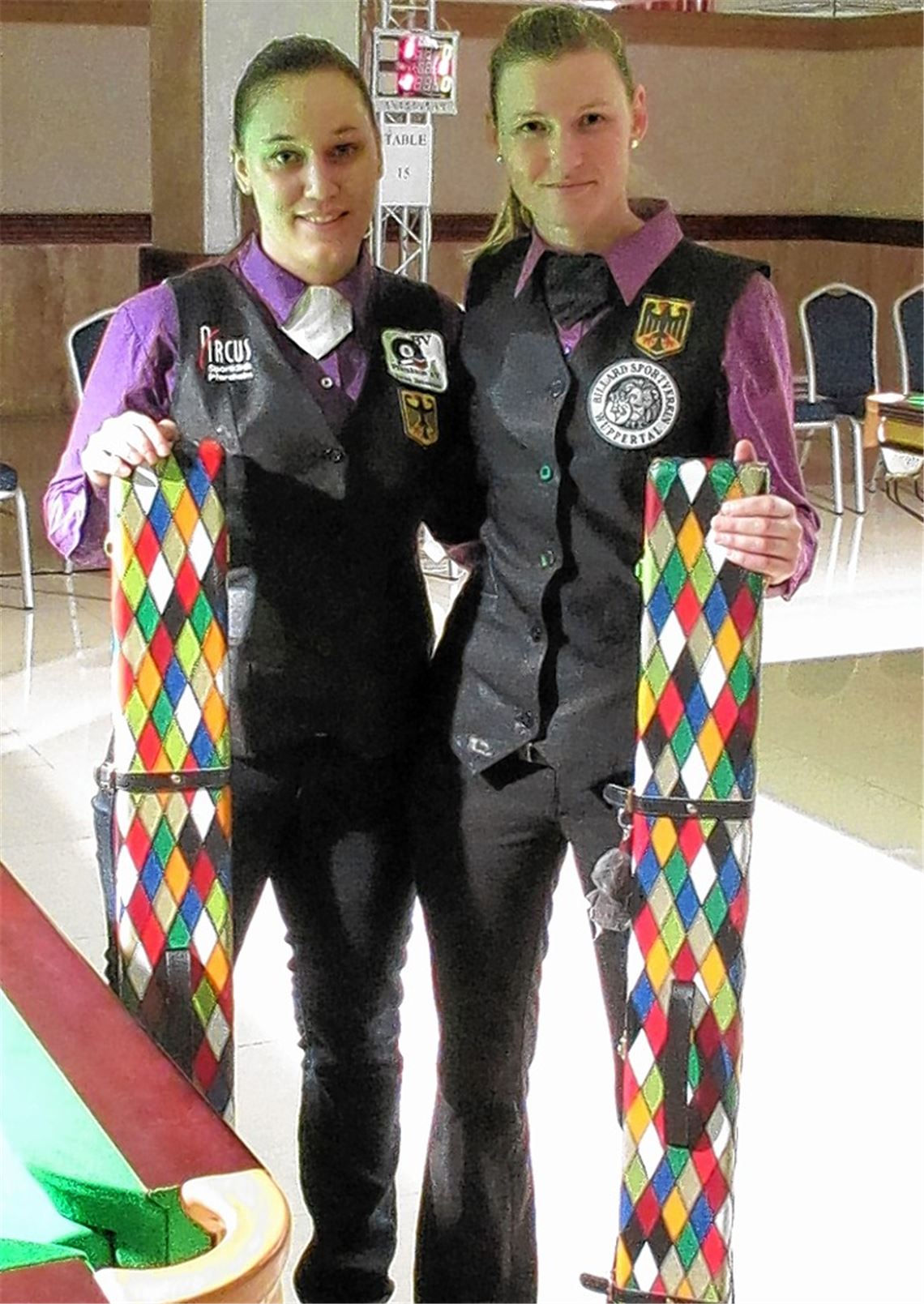 Starker EM-Auftritt auf Malta: Jennifer Zehentner (li.) und Diana Stateczny.