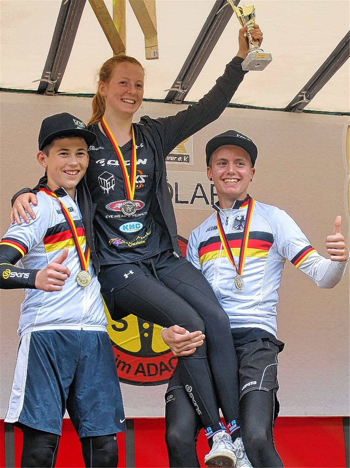 Starkes Team: Oliver Widmann, Nina Reichenbach und Jonas Friedrich (v.li.).