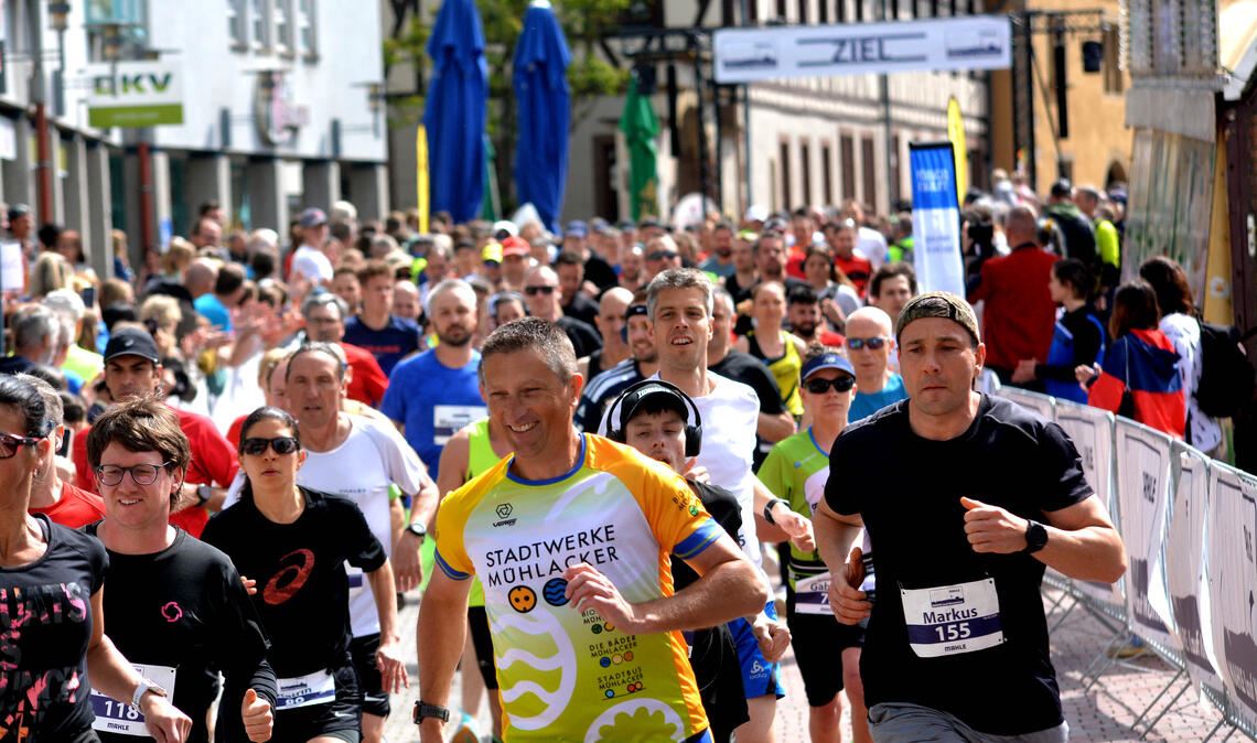 Start des 10 km-Laufs
