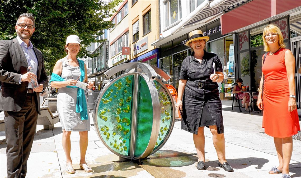 Neue Attraktion in der Fußgängerzone