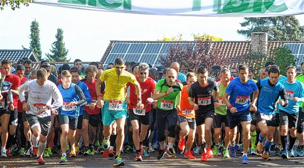 Teilnehmerrekord beim Volkslauf