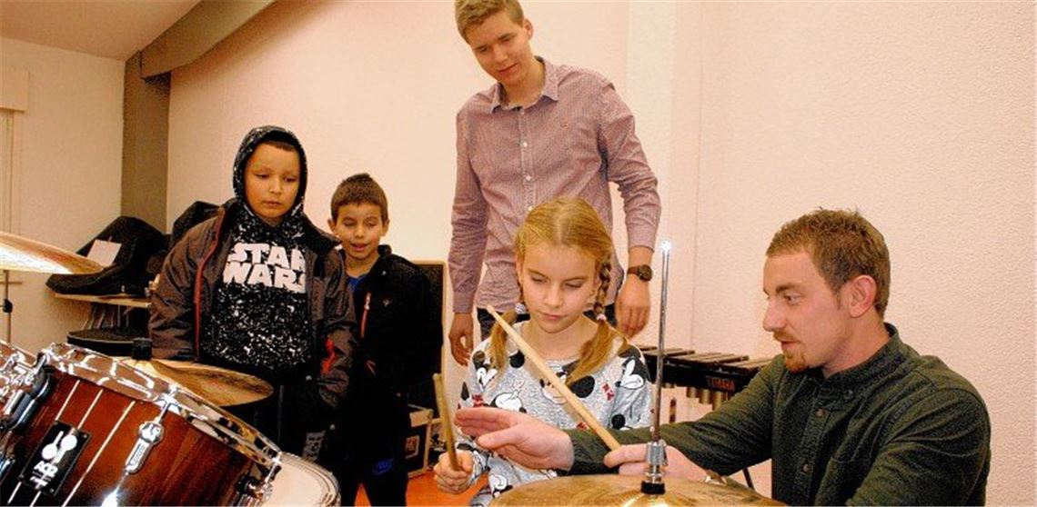 Junge Talente dürfen sich ausprobieren