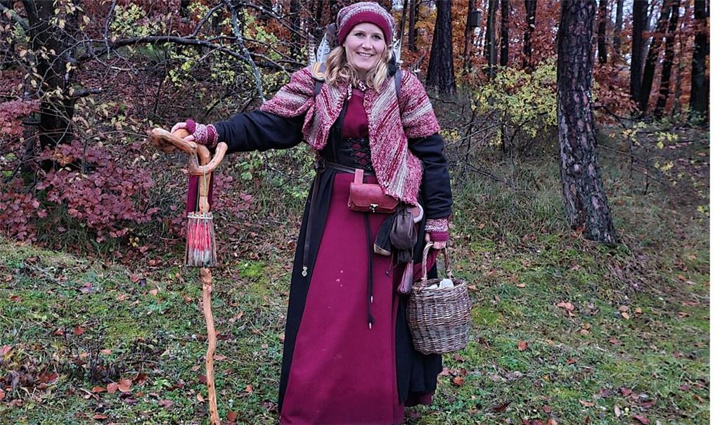 Stefanie Keller bei einer ihrer Rauhnächte-Touren. Foto: privat