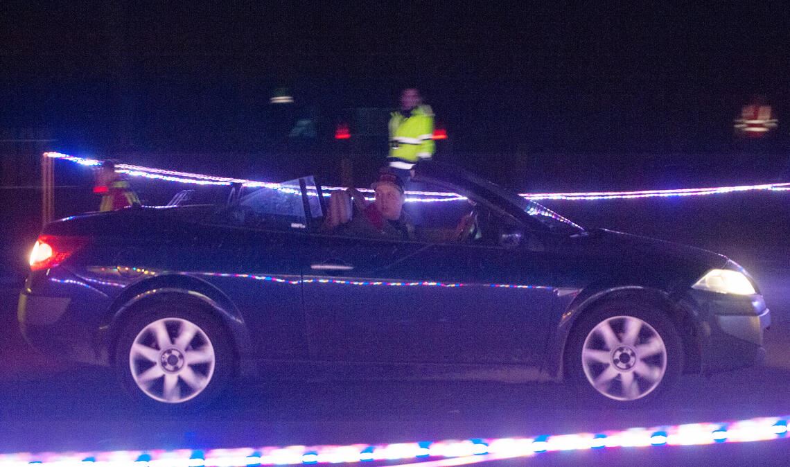 Stefen Dumbeck startete erstmals beim Nachtautomobilturnier des RKV Lomersheim. 