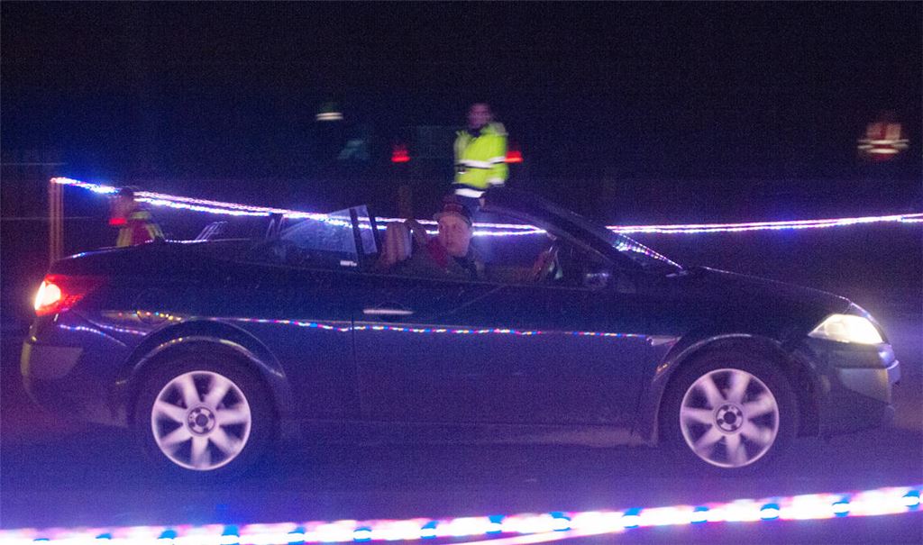 Stefen Dumbeck startete erstmals beim Nachtautomobilturnier des RKV Lomersheim. 