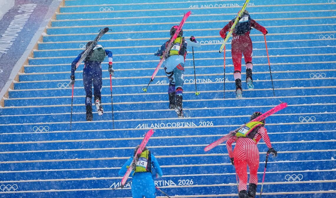 Steiler Aufstieg: Bei den Olympischen Winterspielen wird zum ersten Mal in der Disziplin "Skibergsteigen" um Medaillen gekämpft.