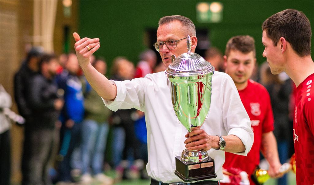 Stephan Retter trat im Januar auch beim Fußball-Stadtpokal öffentlich in Erscheinung. Foto: Schüller