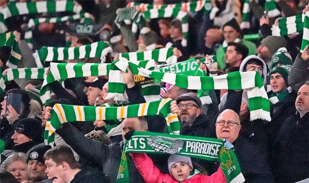 Stets hoch motiviert: die Fans von Celtic Glasgow