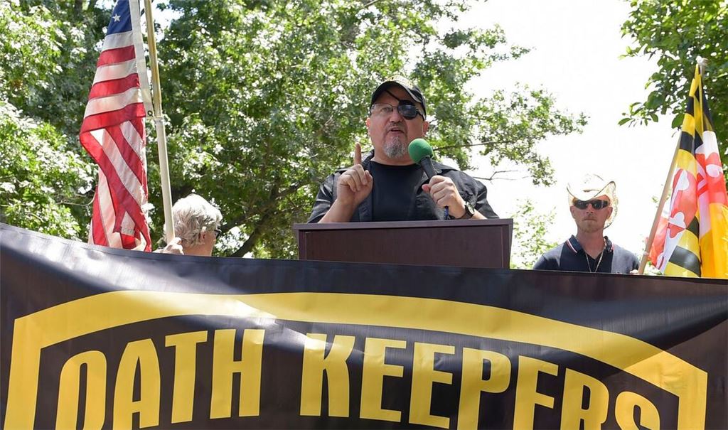 Stewart Rhodes ist der Gründer der "Oath Keepers".