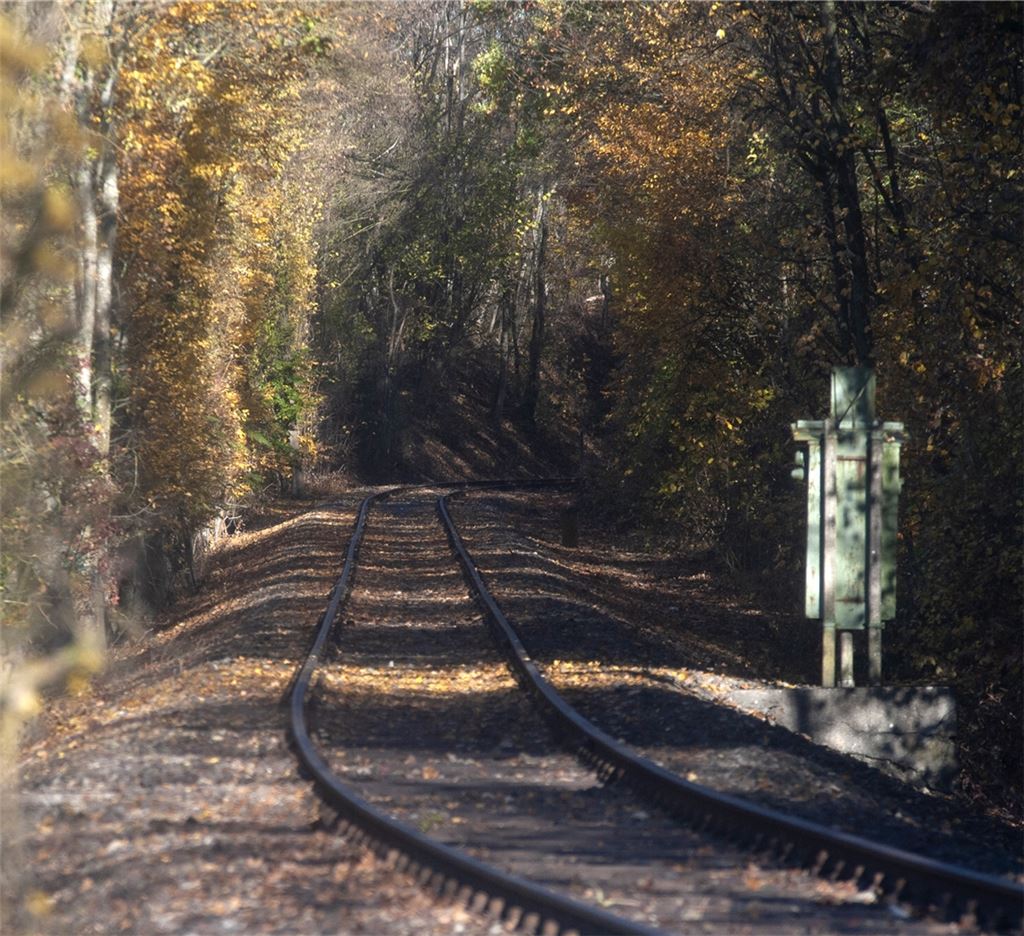 Still und starr ruht die Stichstrecke bei Maulbronn der Dinge. Foto: Archiv