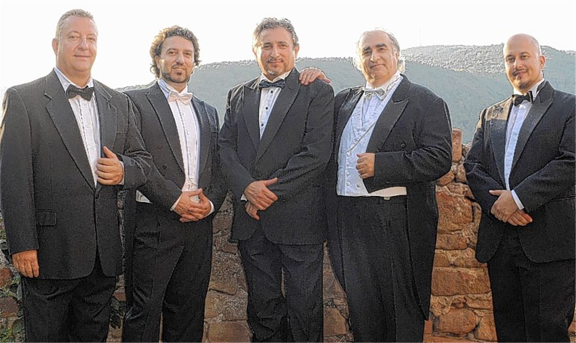 Stimmgewaltiges Quintett.