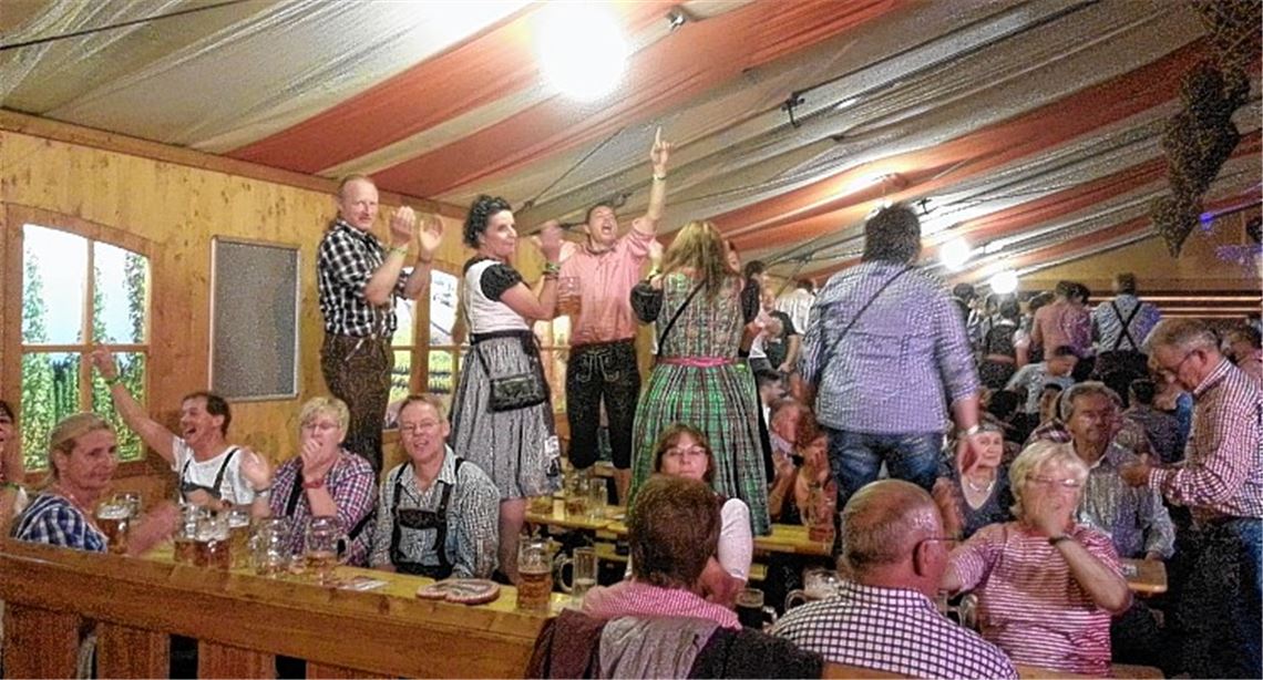Stimmung beim „Wasenwirt“. Foto: privat
