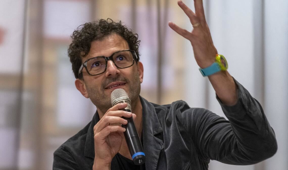 Stolz auf seine Partei, aber nicht allen Entwicklungen gegenüber unkritisch: Linken-Politiker Luigi Pantisano