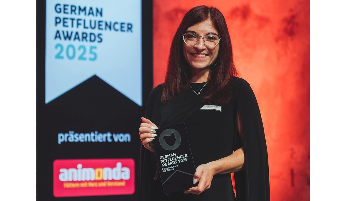 Stolze Gewinnerin: die Lomersheimerin mit dem „Purpose Award“. Fotos: privat