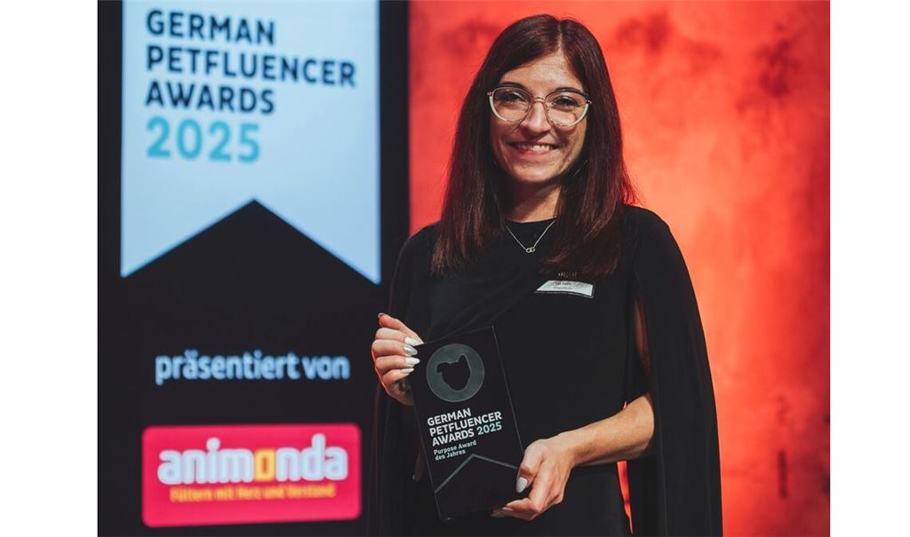 Stolze Gewinnerin: die Lomersheimerin mit dem „Purpose Award“. Fotos: privat