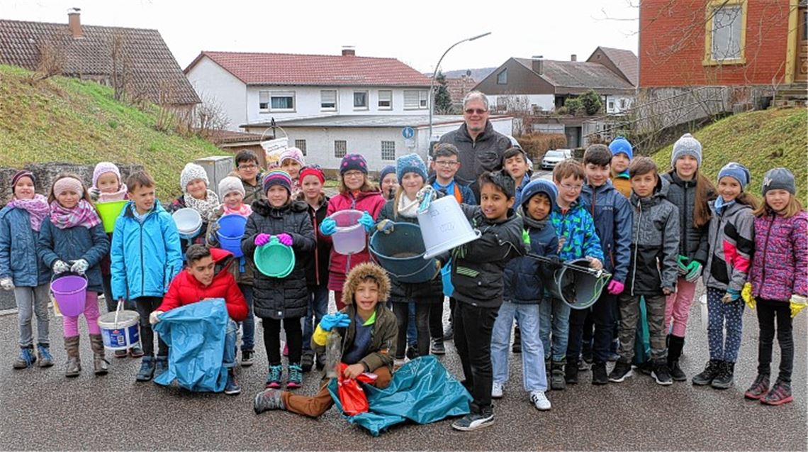 Schüler machen Mühlacker sauber