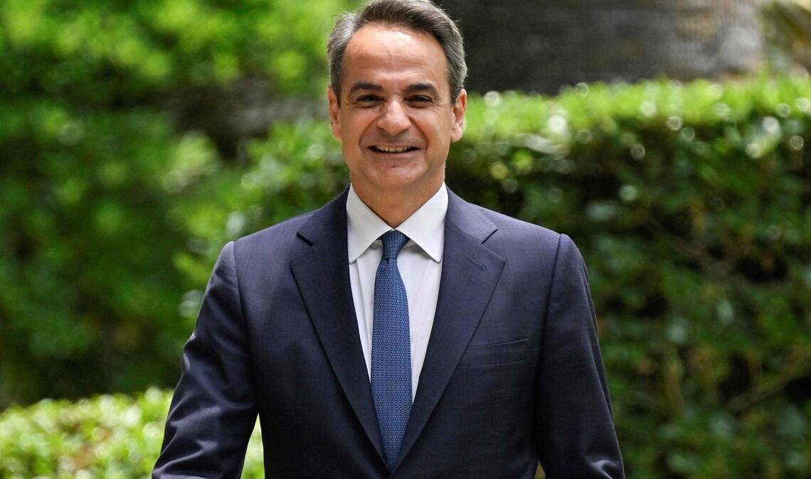 Strahlender Wahlsieger: Kyriakos Mitsotakis