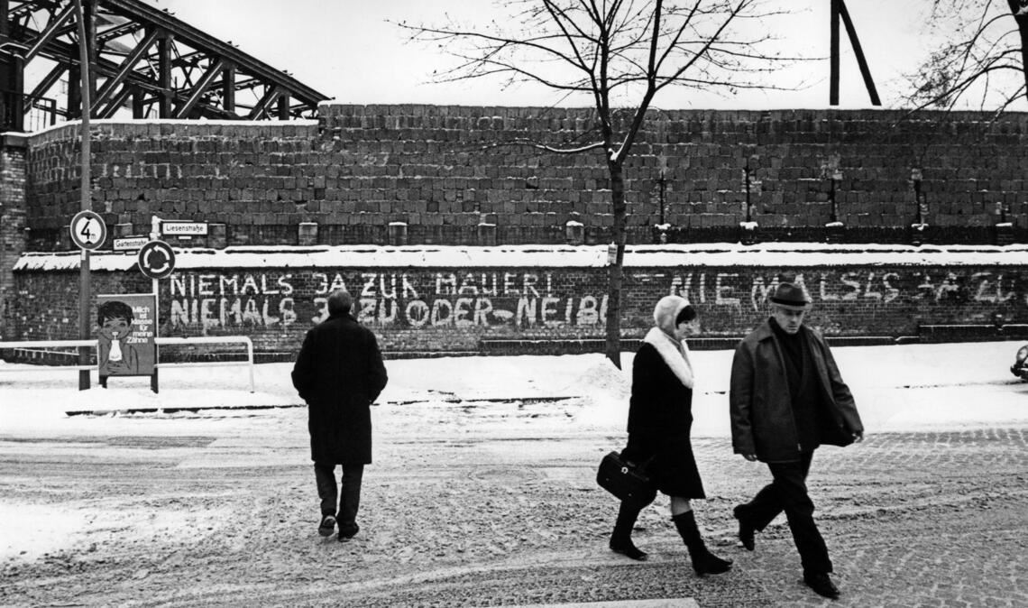Straßenszene in West-Berlin 1969