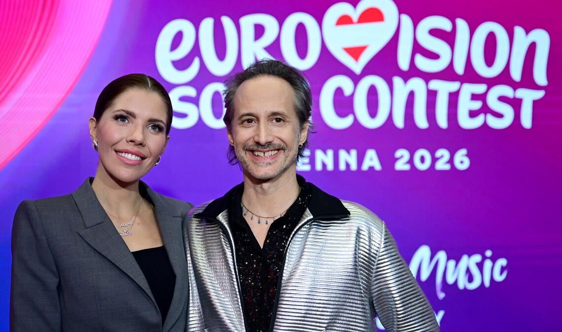 Swarovski und Ostrowski - das Moderatorenduo des ESC. (Archivbild)