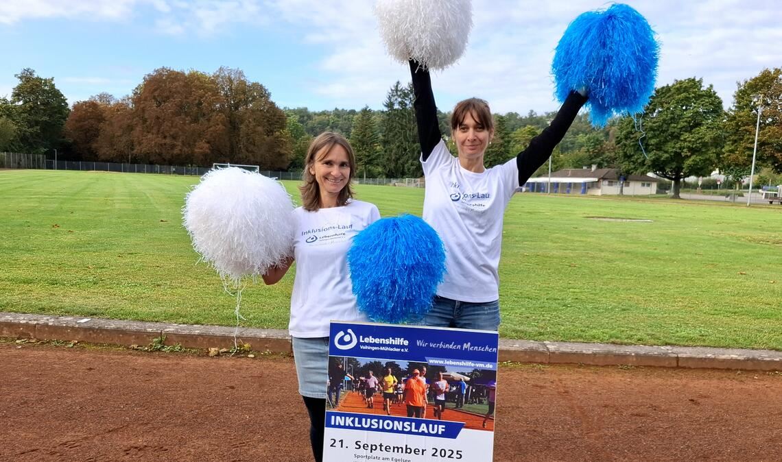 Sybill von Berg (Leitung Offene Hilfen der Lebenshilfe) und Viola Beck (re.). Foto: privat