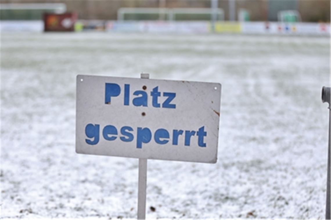Schnee sorgt für Ausfälle – mancherorts wird jedoch gekickt Symbolfoto: Huber