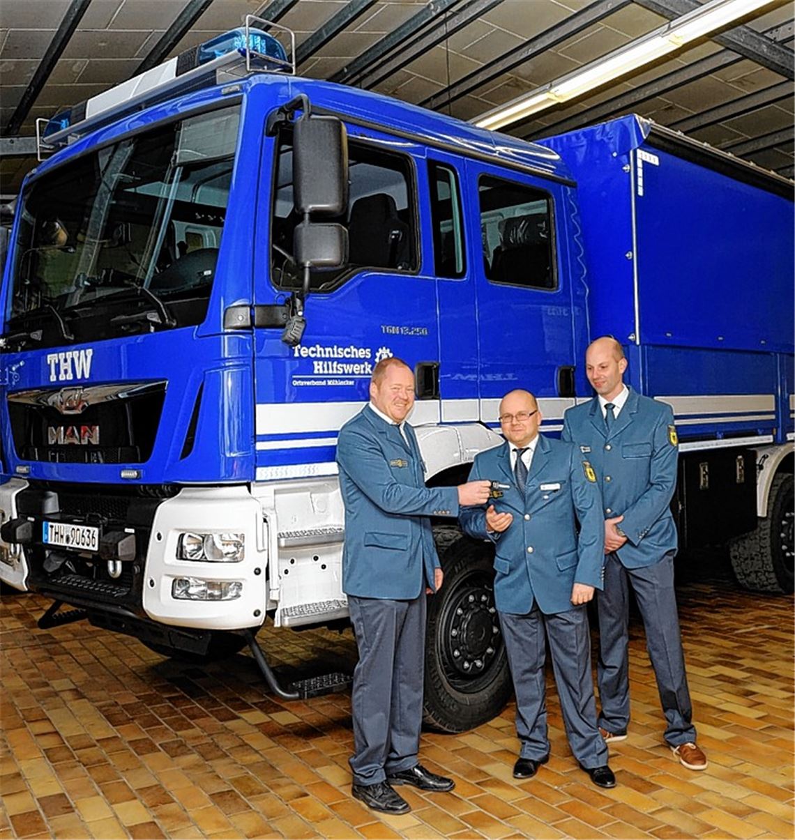 THW Mühlacker freut sich über neuen MLW4