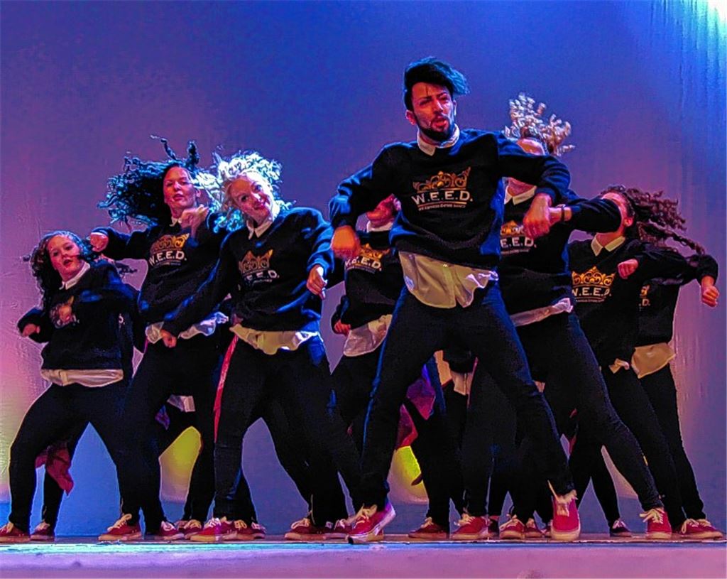 Synchronität auf wummernde Beats: Die Hip-Hop-Formation der Tanzschule Danza in Vaihingen ist Deutscher Vizemeister.