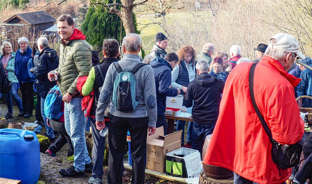 Szene von der jüngsten Auflage des Ötisheimer „Winter-Walks“ zu Beginn dieses Jahres. Das Angebot hat sich auf Anhieb zu einem Renner entwickelt.Foto: Archiv