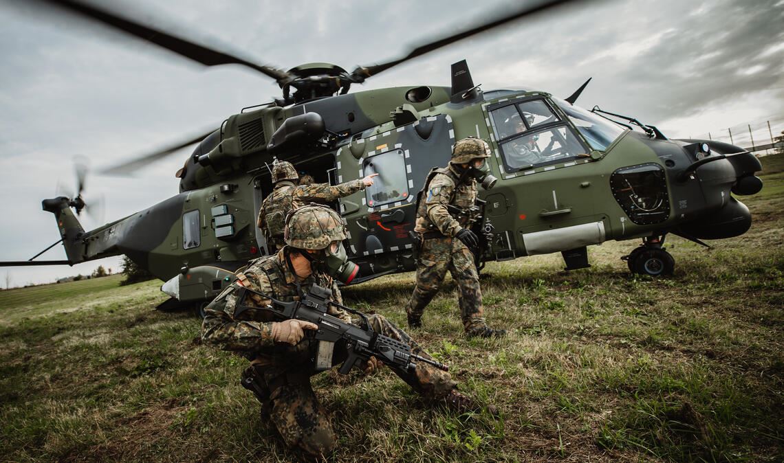 Szenen wie diese könnten sich in der kommenden Woche auch auf dem Sender-Gelände in Mühlacker abspielen. Symbolfoto: Bundeswehr