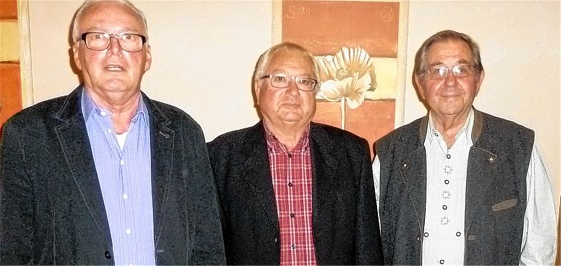 TTF-Mitbegründer Walter Keller, Werner Schuhmacher, Albrecht Walter (v.li.).