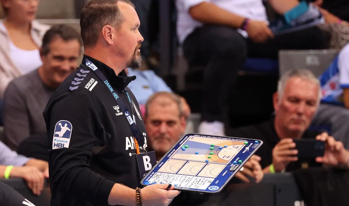 TVB-Trainer Misha Kaufmann darf sich auf Flensburg freuen.