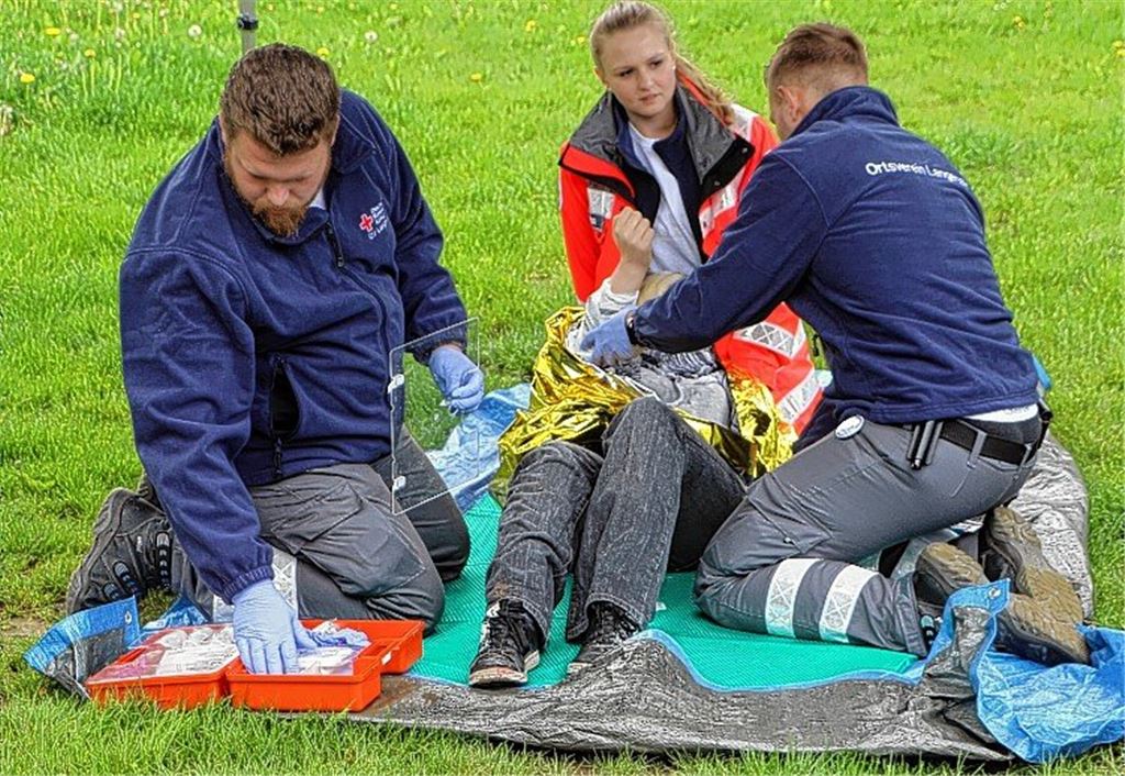 Erste Hilfe in realistischen Szenarien