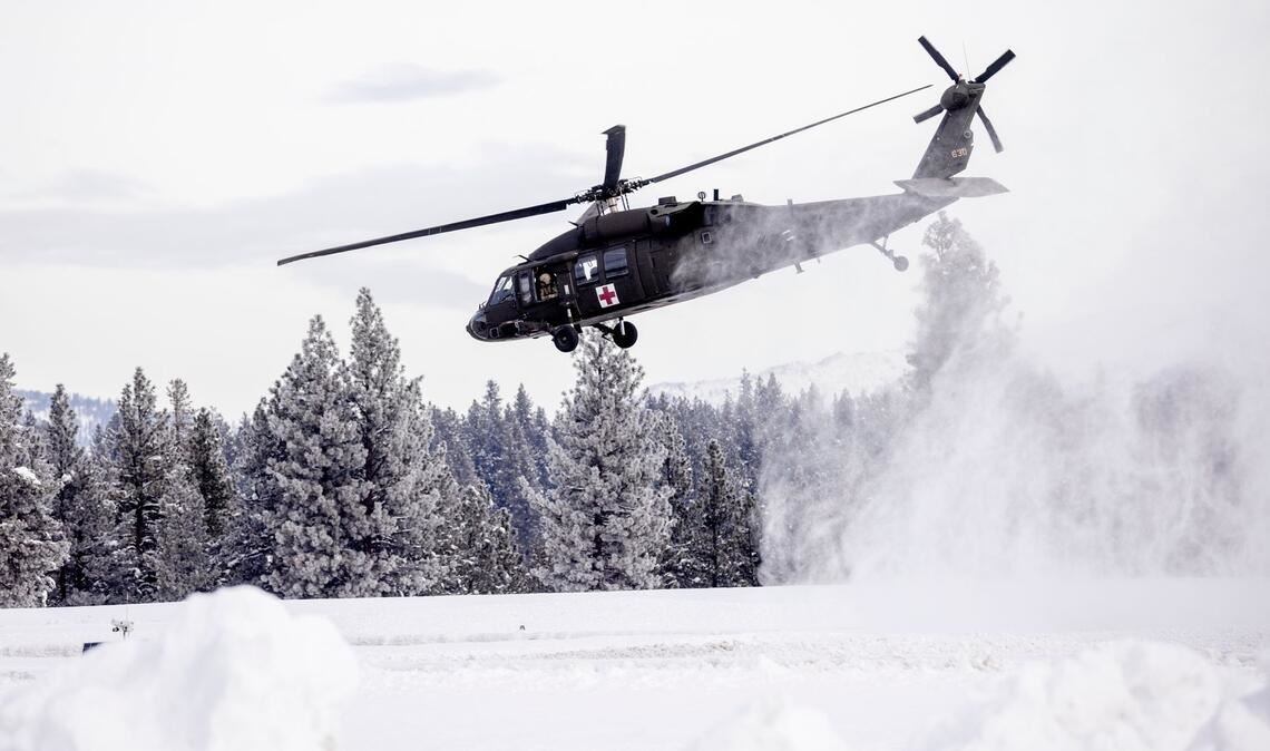 Tagelanges Schneetreiben behinderte die Bergungsaktion.