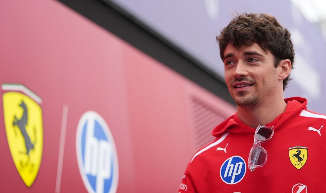 Tageszweiter hinter Hamilton: Ferrari-Pilot Charles Leclerc.