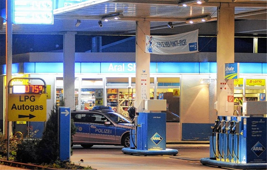 Tatort Tankstelle: In der Nacht auf den 29. Juni schlagen zwei Täter in Mühlacker zu.Foto: Archiv