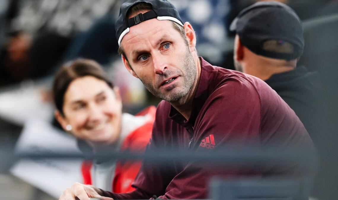 Teamchef Torben Beltz und dem deutschen Tennis-Frauenteam droht der nächste Abstieg. (Archivbild)