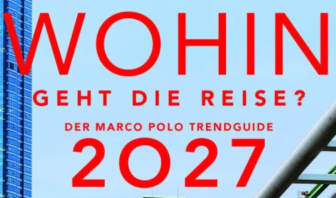 Teil des Covers des Marco-Polo- Trendguides 2027