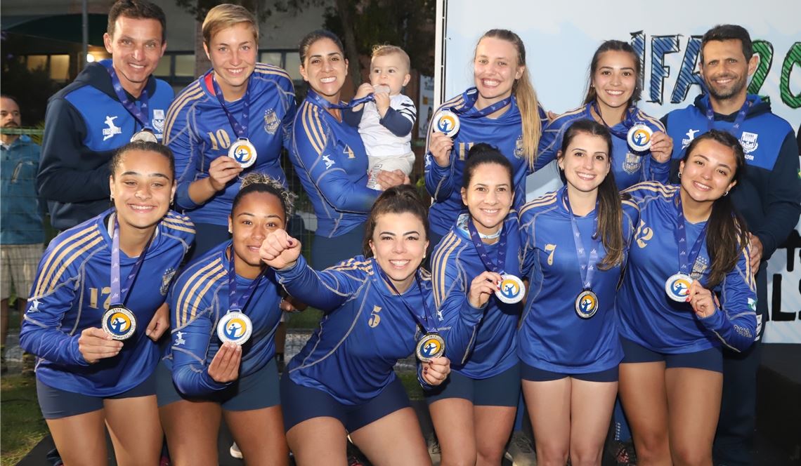 Teil eines brasilianischen Faustball-Teams zu sein ist eine Erfahrung, die Henriette Schell so schnell nicht vergessen wird. Fotos: privat